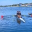 Khadija Krimi and Salma Dhaouadi, Lightweight Women's Double Sculls, Tunisia, 2024 Olympic Games Rowing Regatta, Paris, France